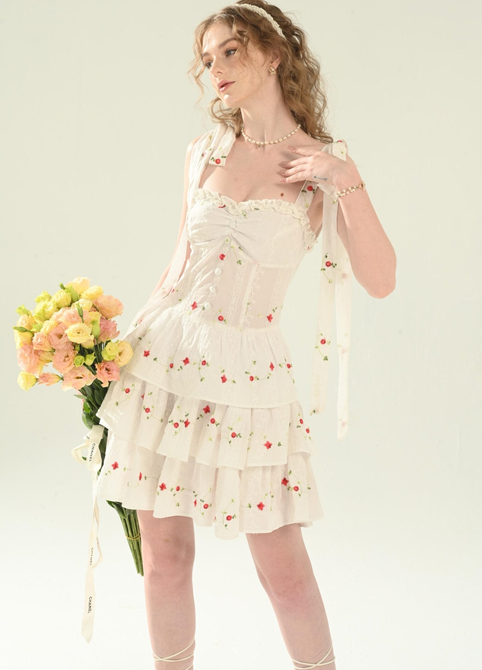 JOSEPHINE DRESS RED ROSSIE