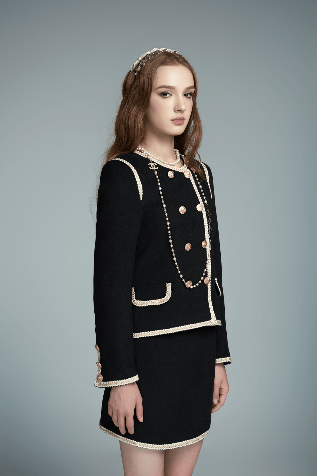 BLAIR WOOL SET IN SPECIAL BLACK