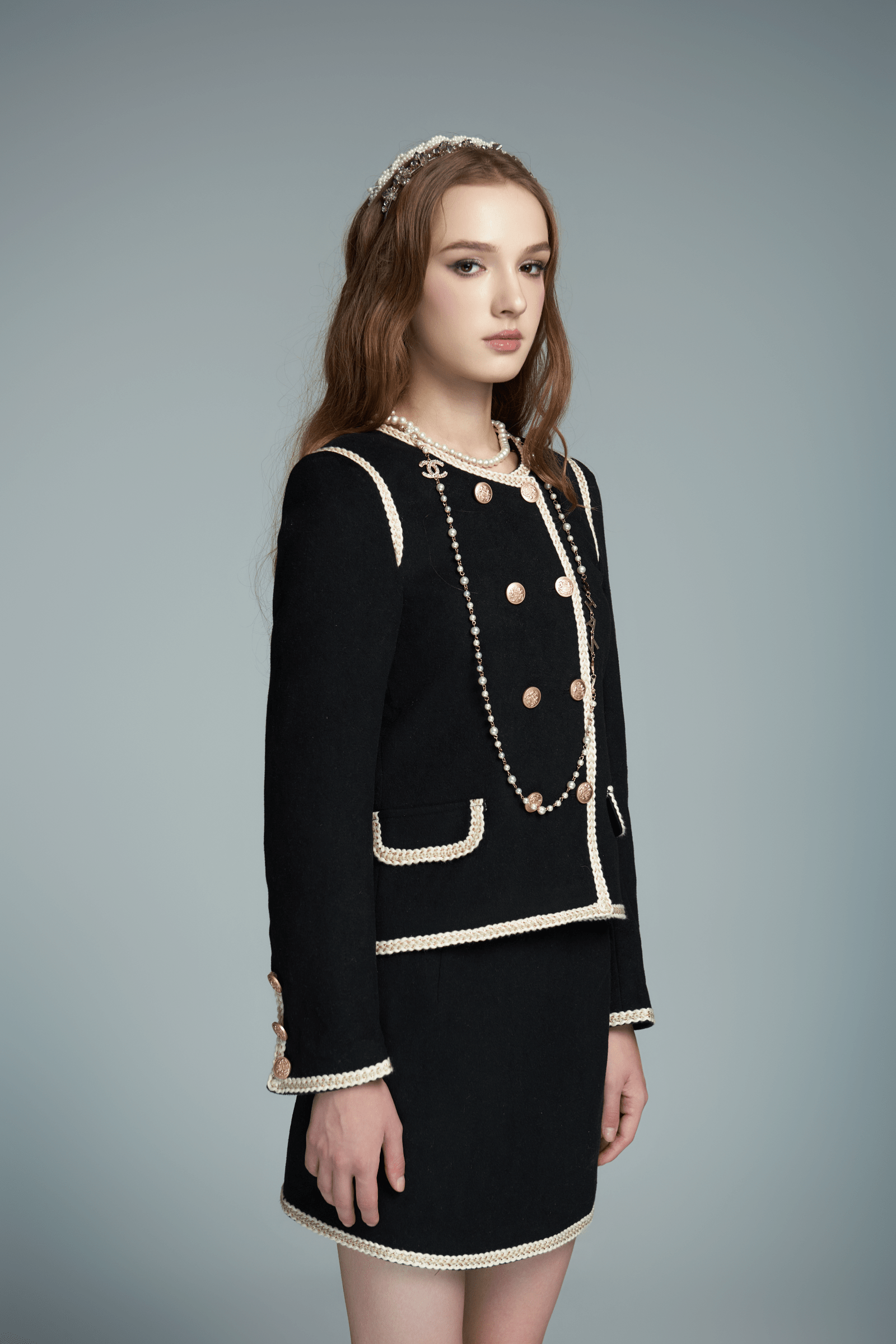 BLAIR WOOL SET IN SPECIAL BLACK