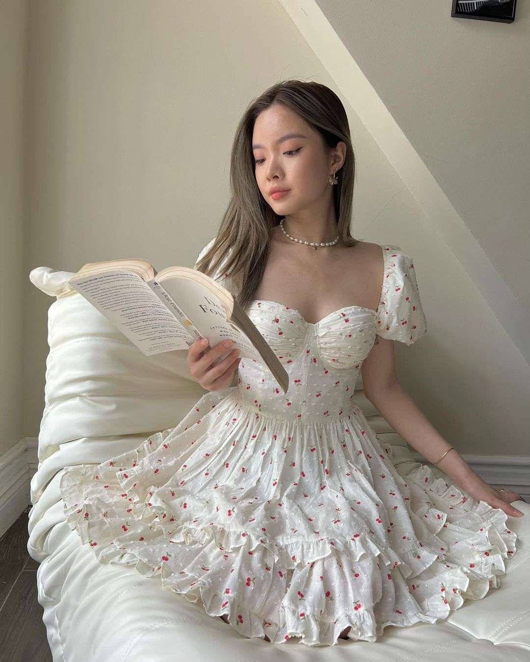 ANGELINA DRESS CHERRY