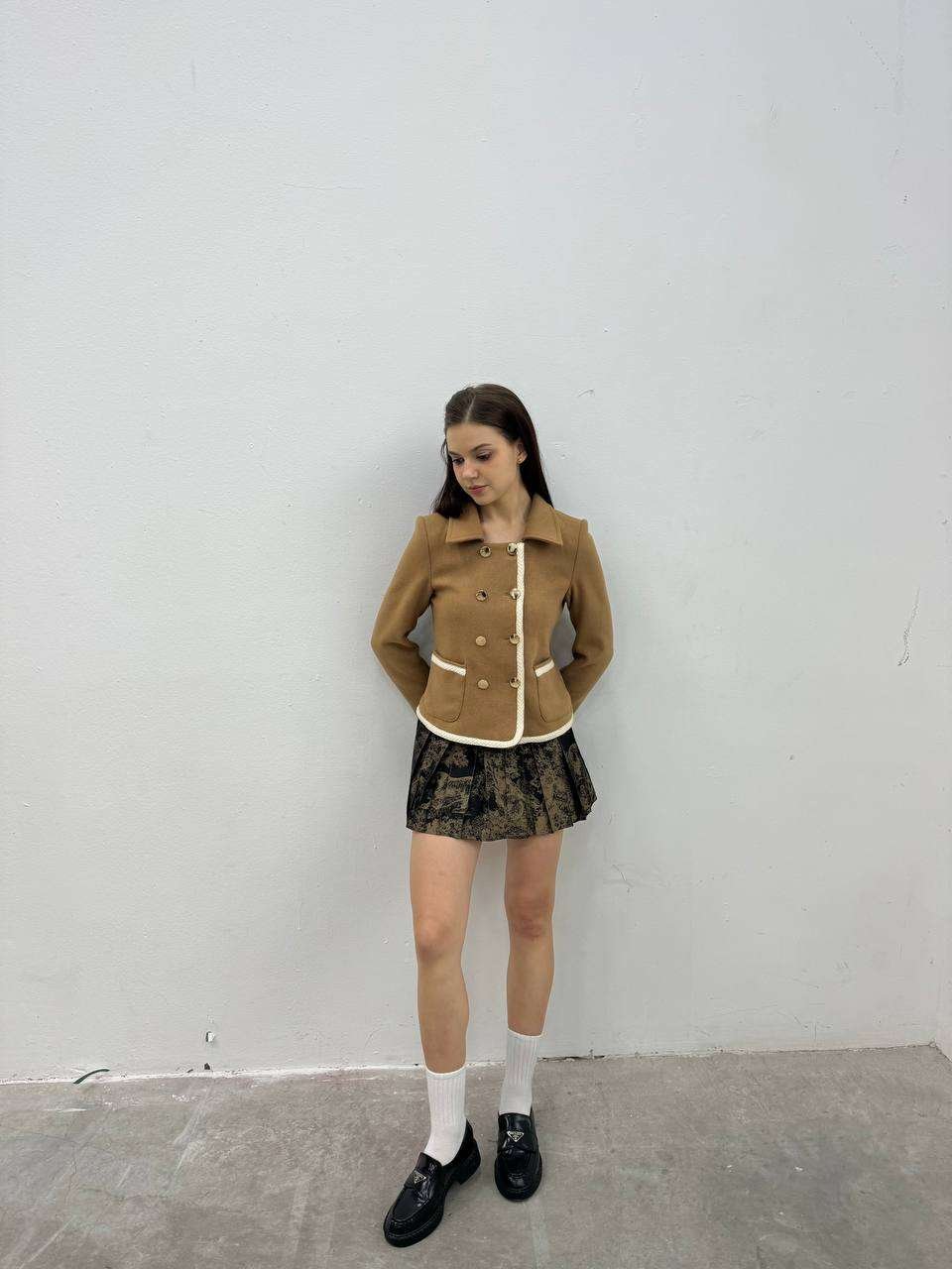 KELLY JACKET IN BROWN