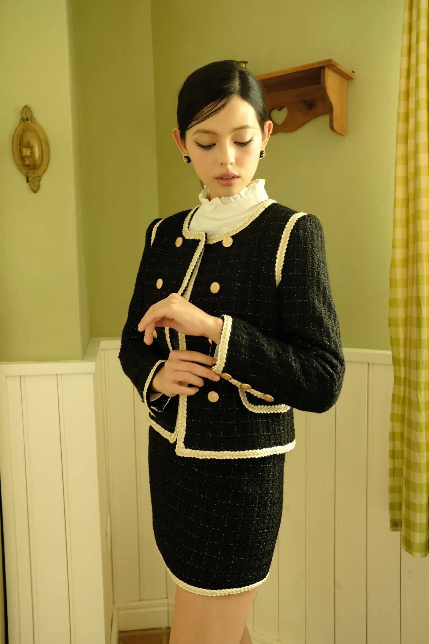 BLAIR SET IN BLACK GOLD SEQIUN-tiffany-studios