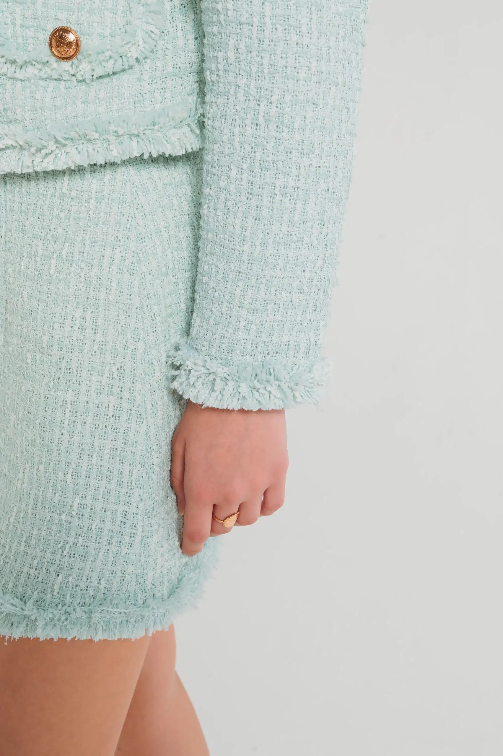 Carol Tweed Set In Mint-tifany-studios