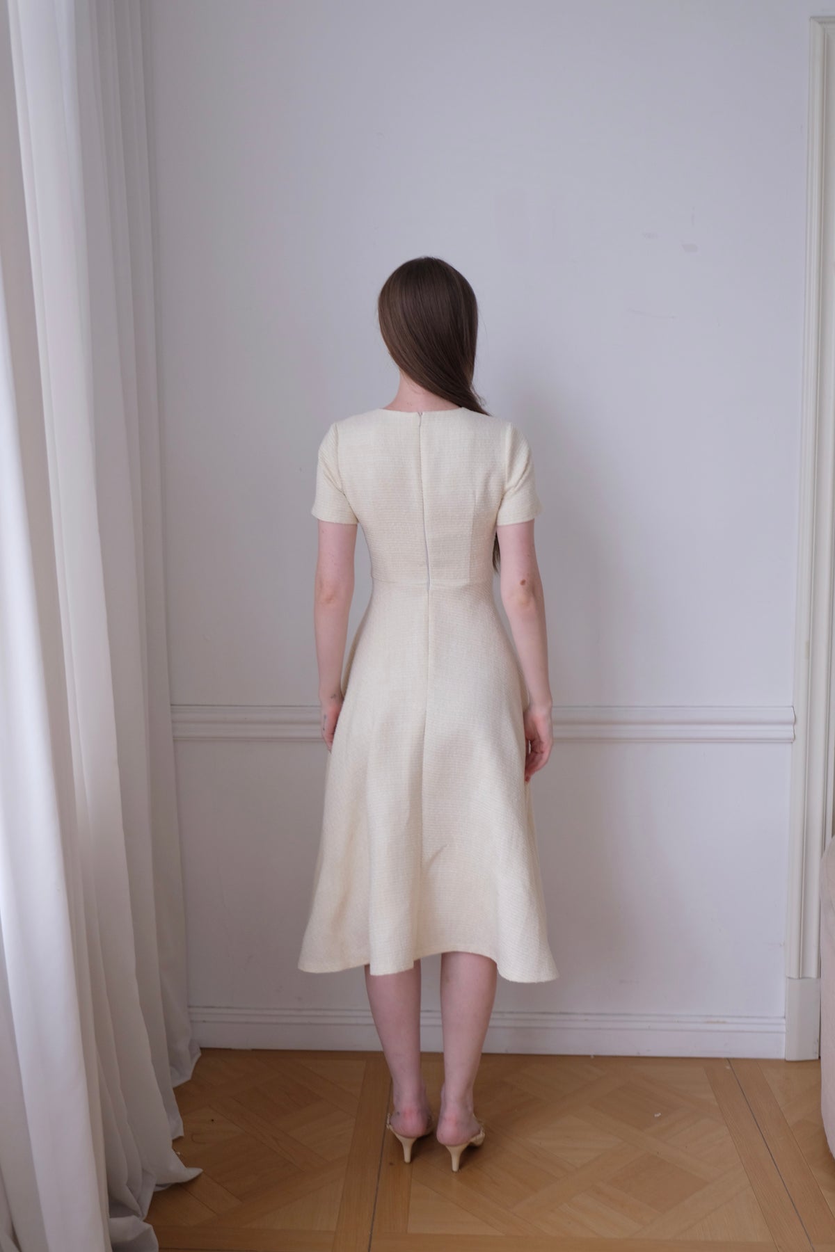 Miyu Dress in Beige
