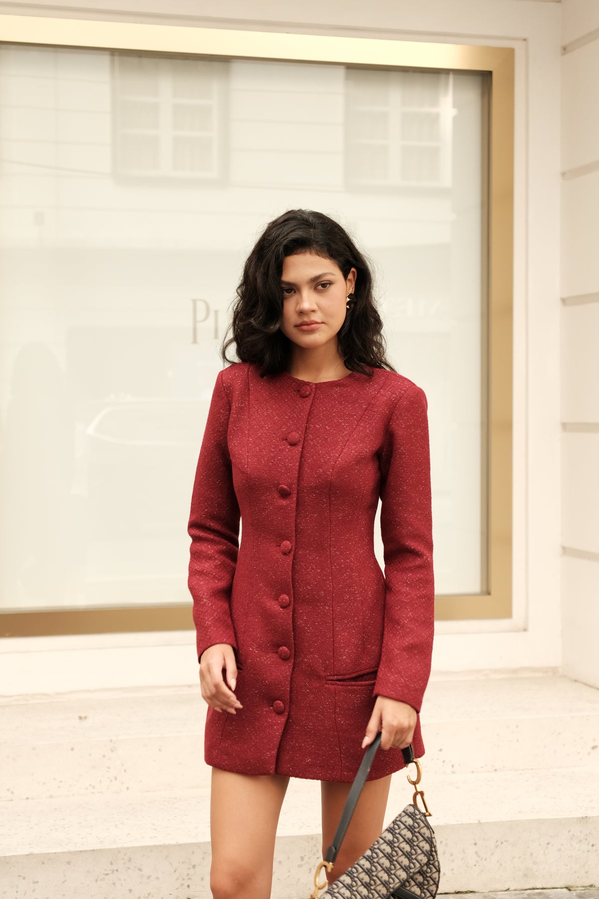 Katalina Dress in Red