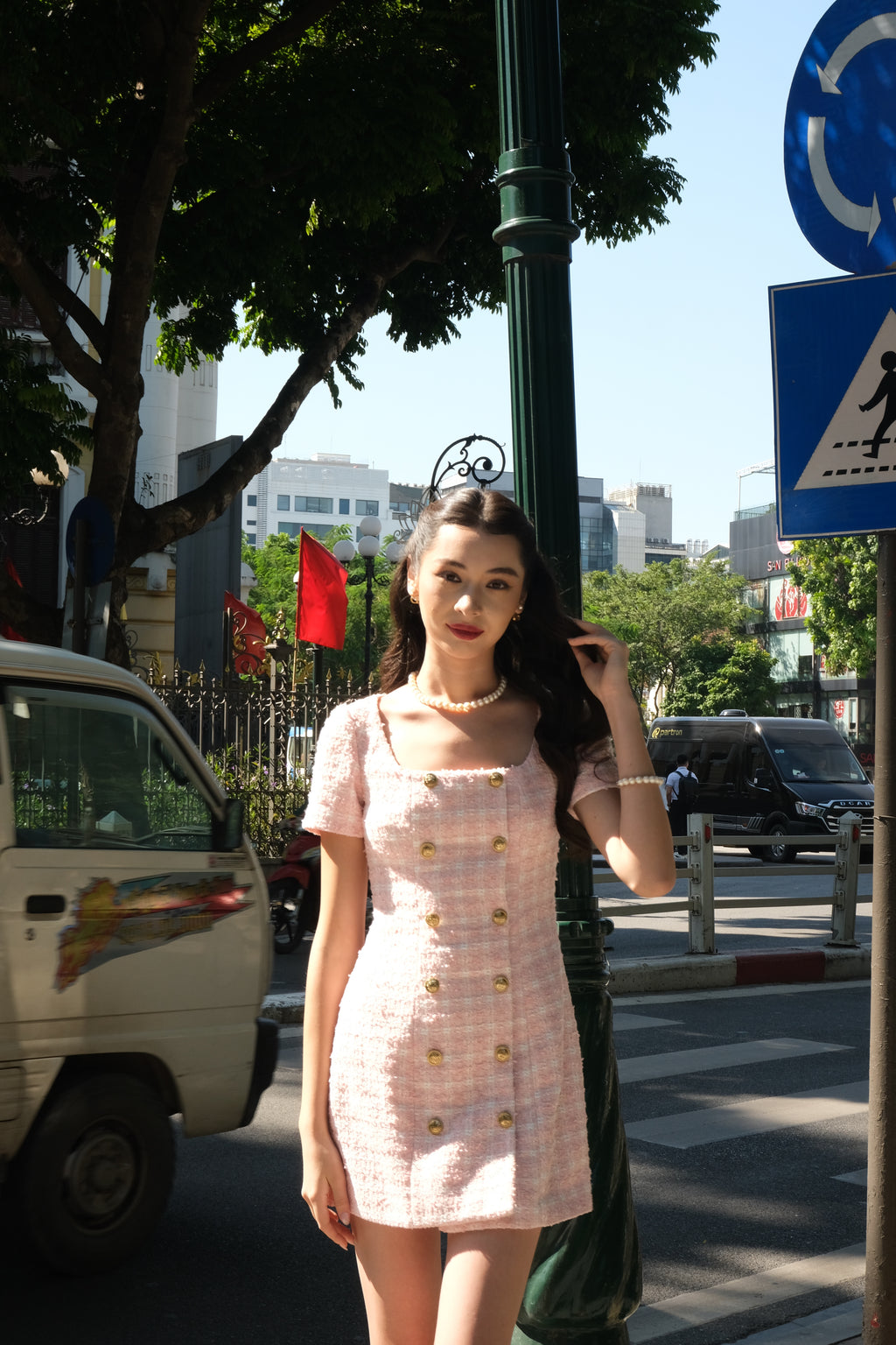 TIFFANY DRESS IN PINK