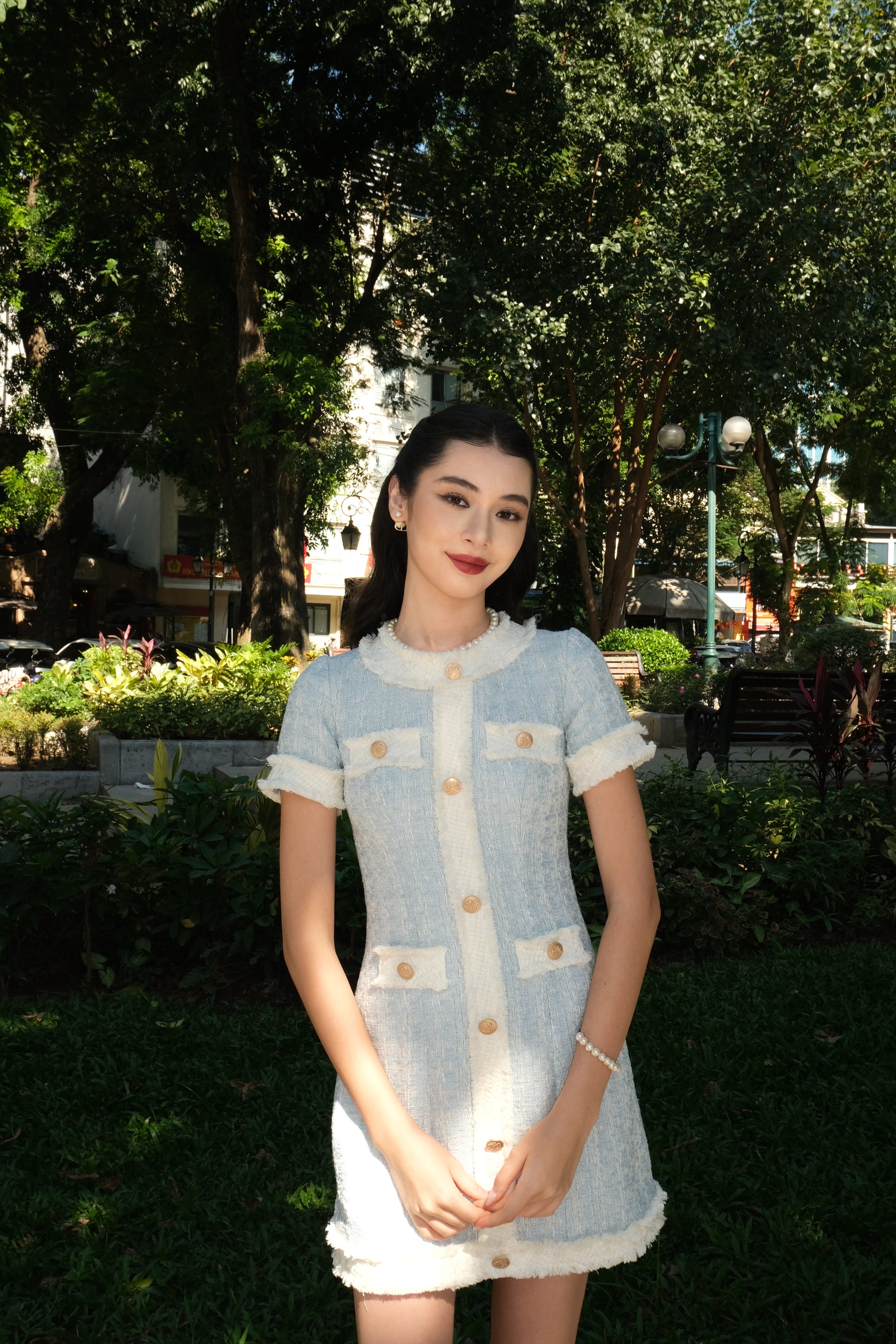 VIVIENNE DRESS BABYBLUE