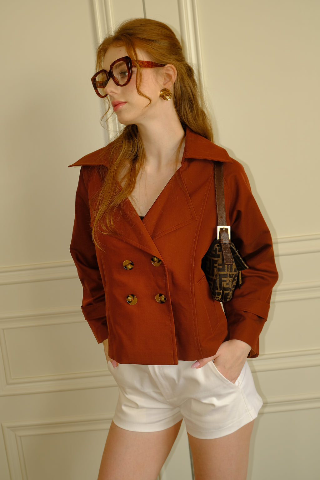 KRISTEN TRENCH COAT IN BEIGE