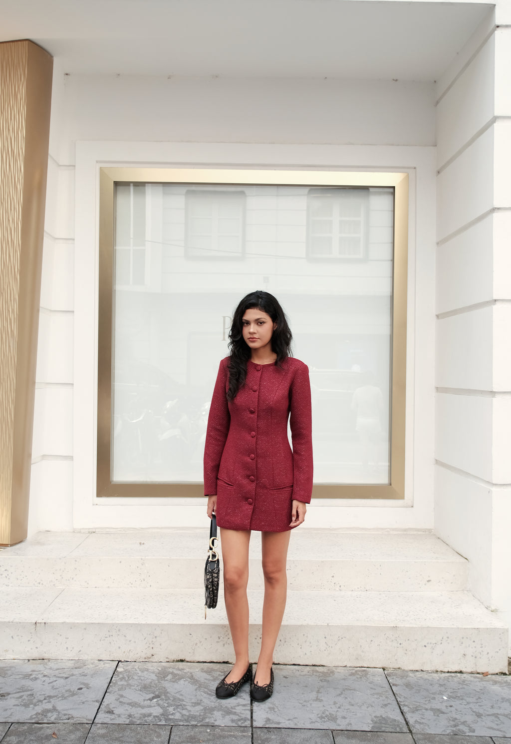 Katalina Dress in Red