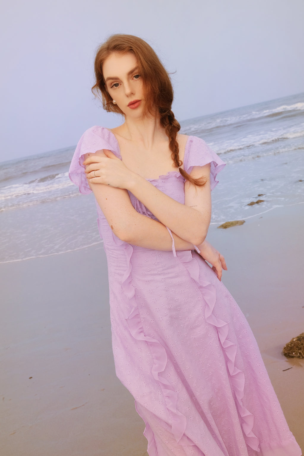 DANIELLE DRESS IN PURPLE