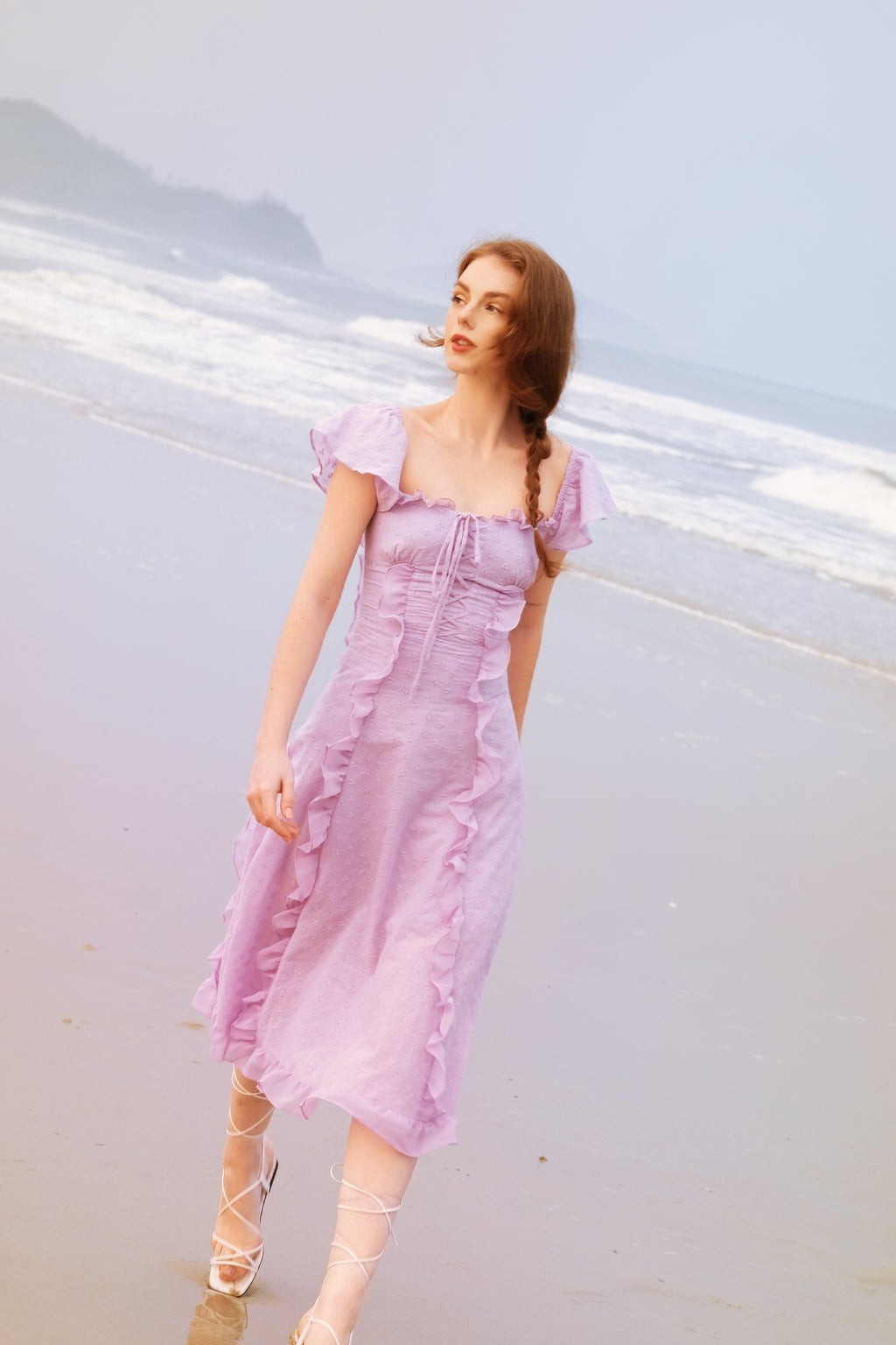 DANIELLE DRESS IN PURPLE