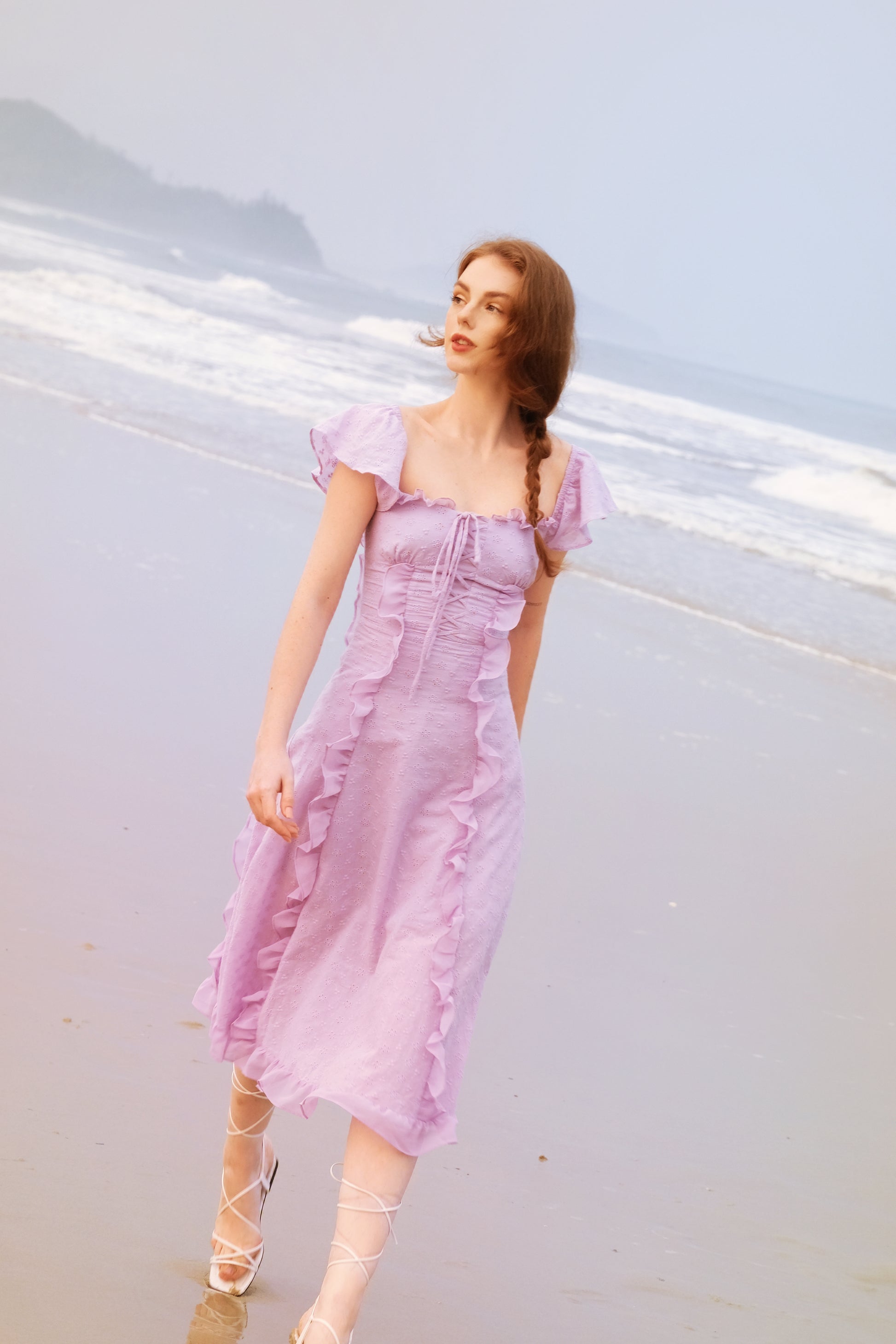 DANIELLE DRESS IN PURPLE