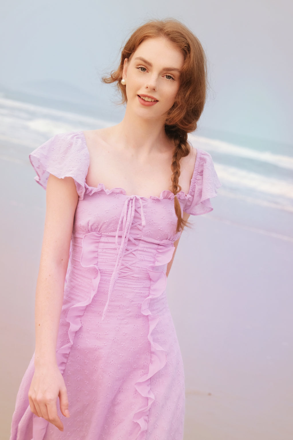 DANIELLE DRESS IN PURPLE