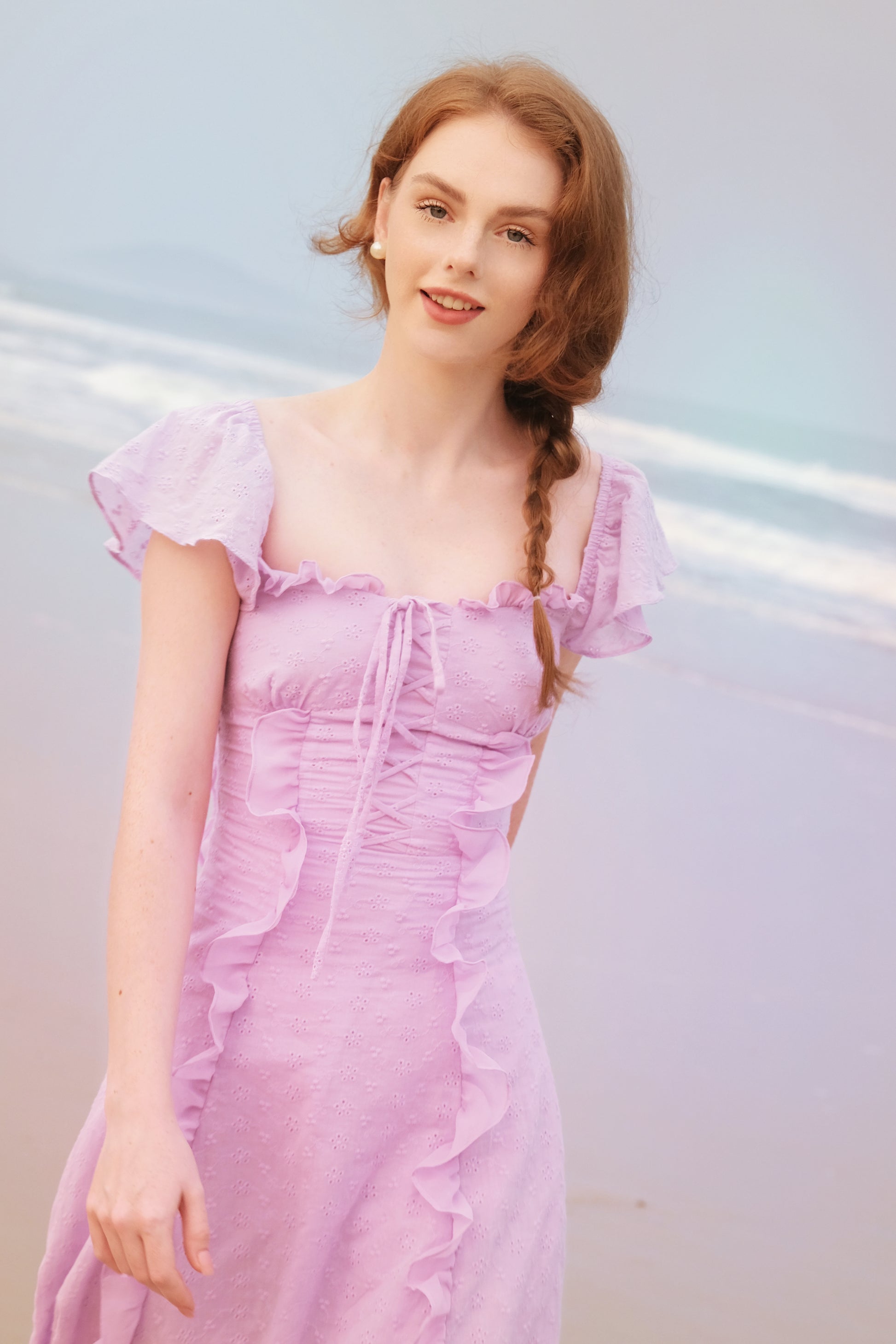 DANIELLE DRESS IN PURPLE