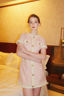 Pink with White Trim