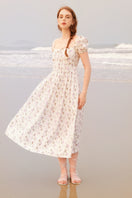 Ditsy-Lavender White