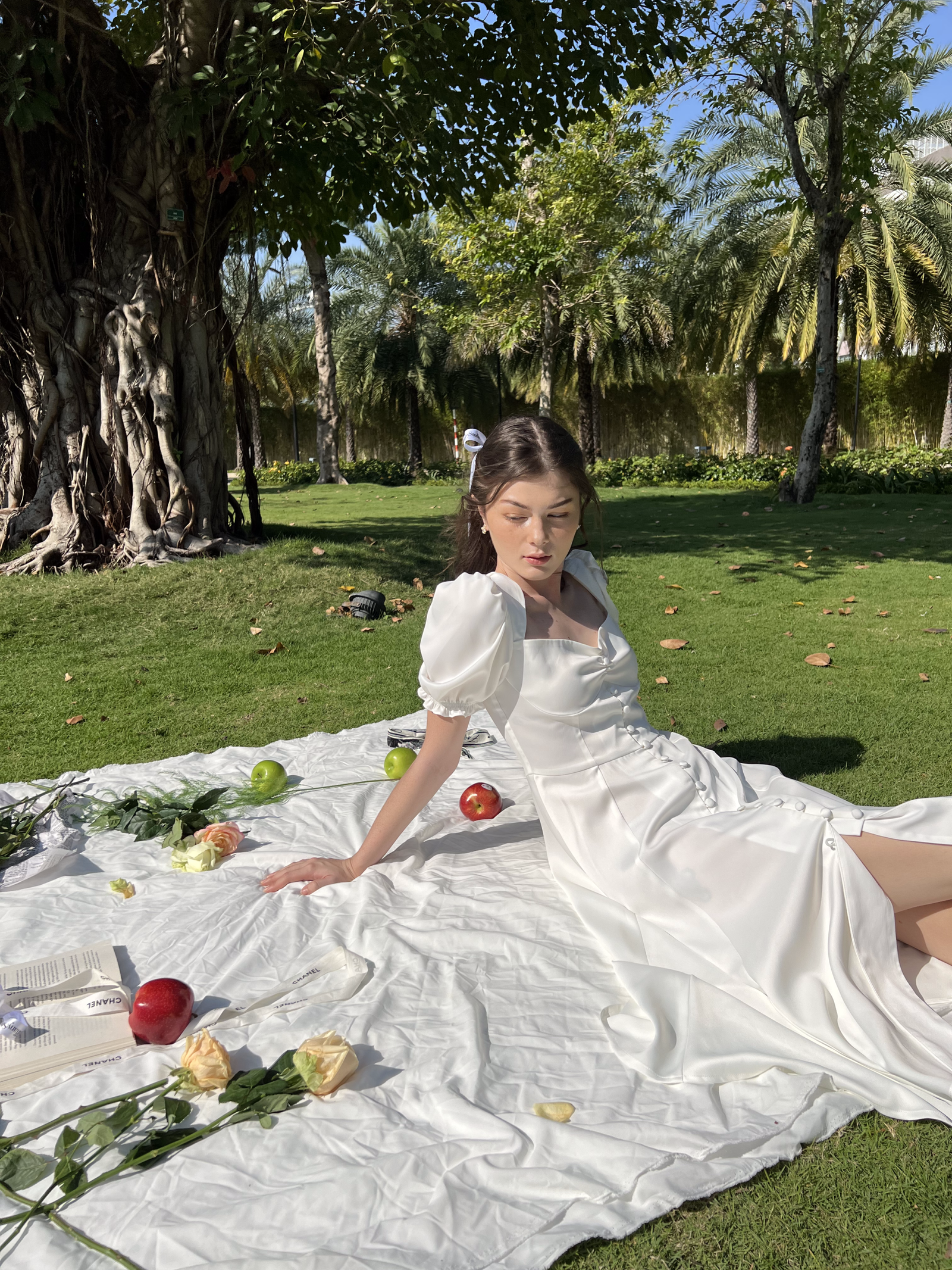 JACLYN DRESS - ALL WHITE EDTION