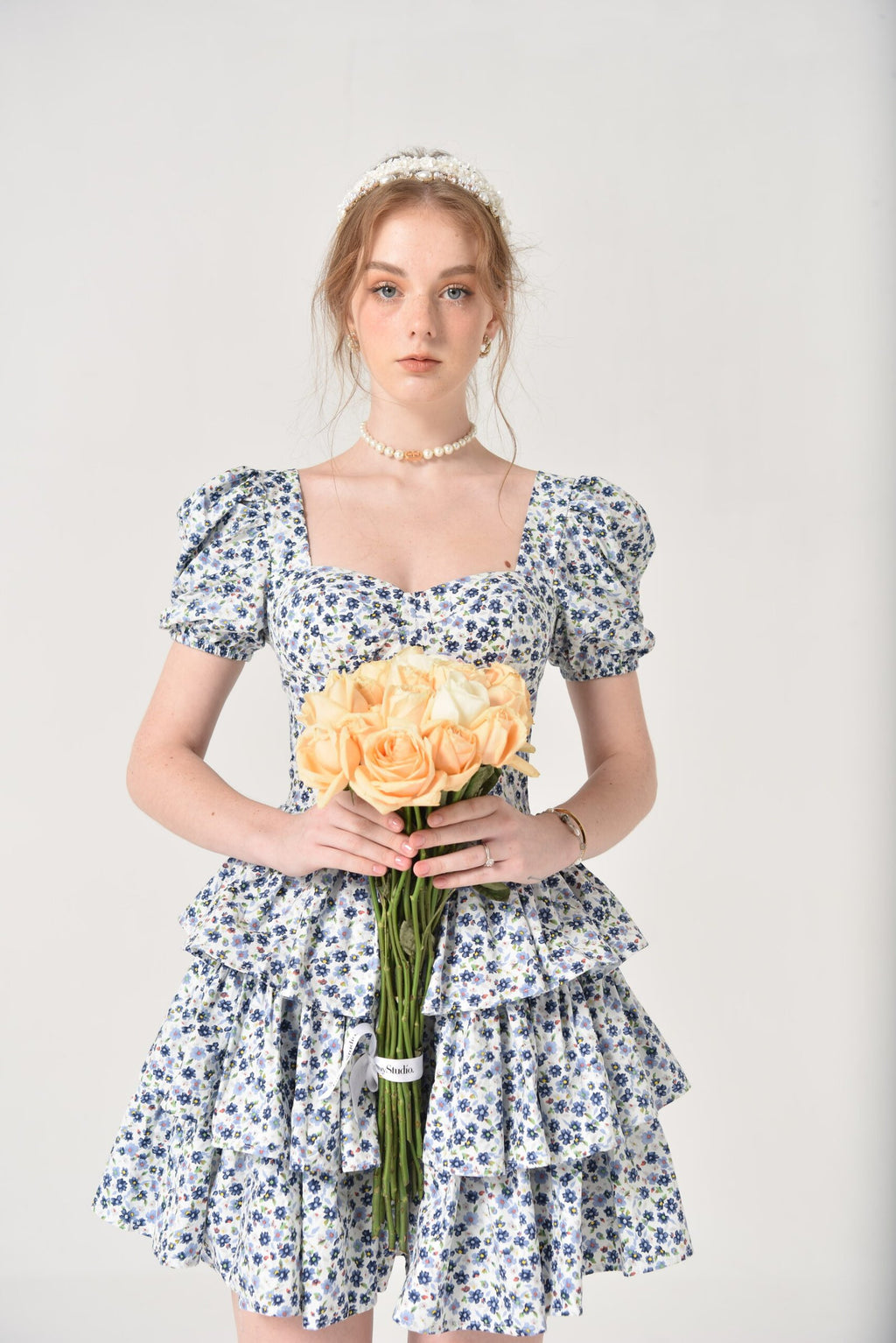 DOSE DRESS BLUE THUNBEGIA