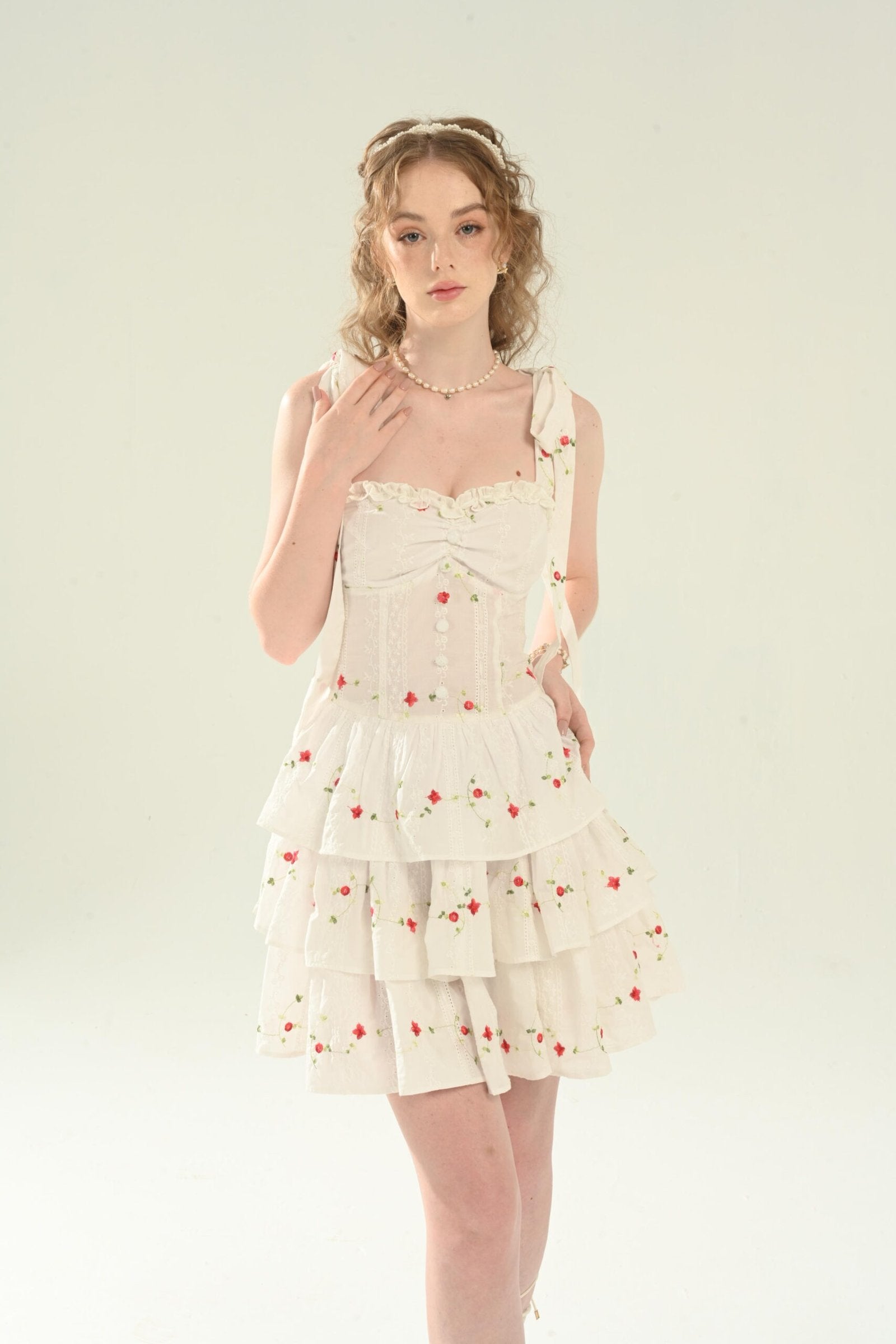 JOSEPHINE DRESS RED ROSSIE