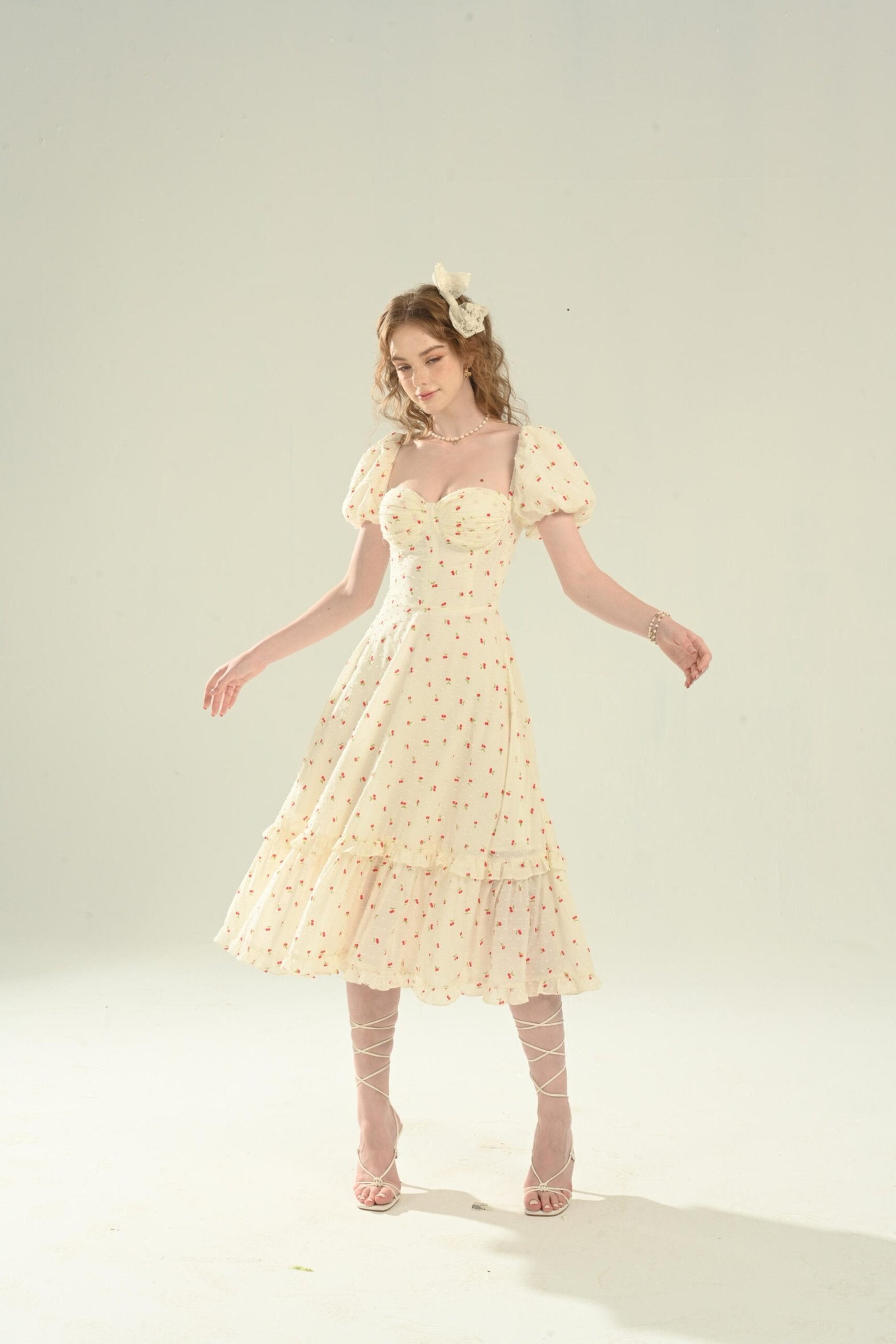 ANGELINA DRESS CHERRY