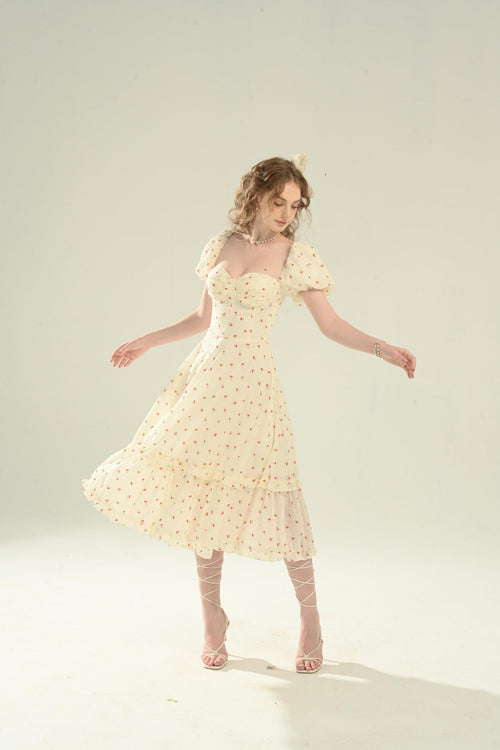 ANGELINA DRESS CHERRY