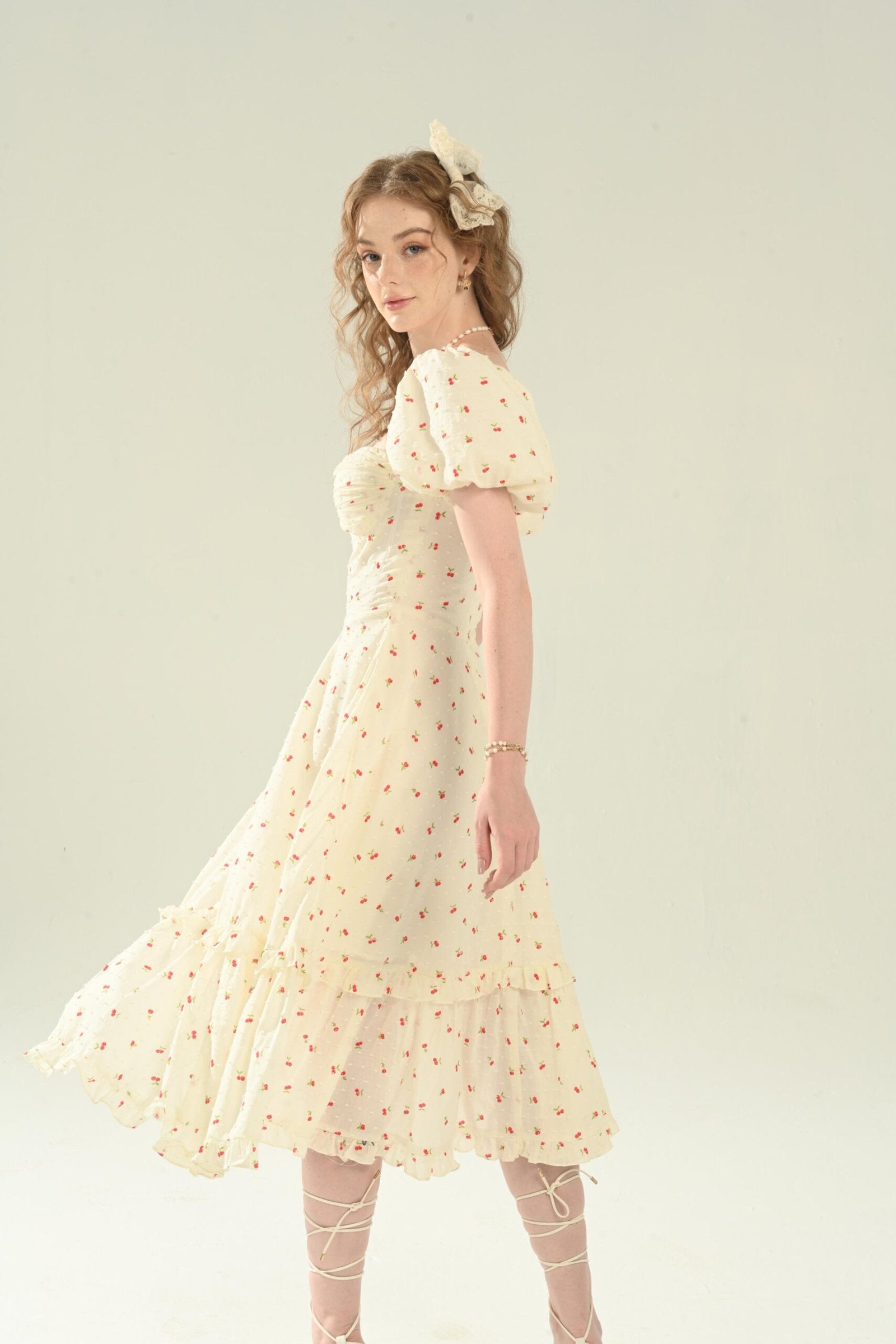 ANGELINA DRESS CHERRY