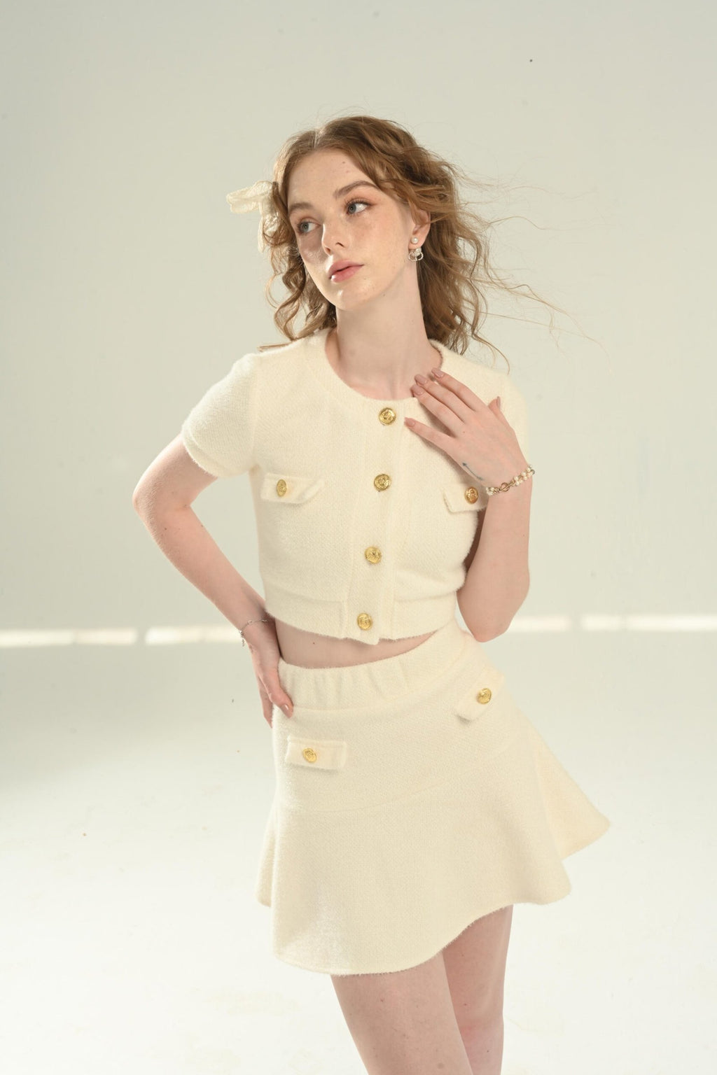 CAROLINE SET IN WHITE MERMAID EDITION