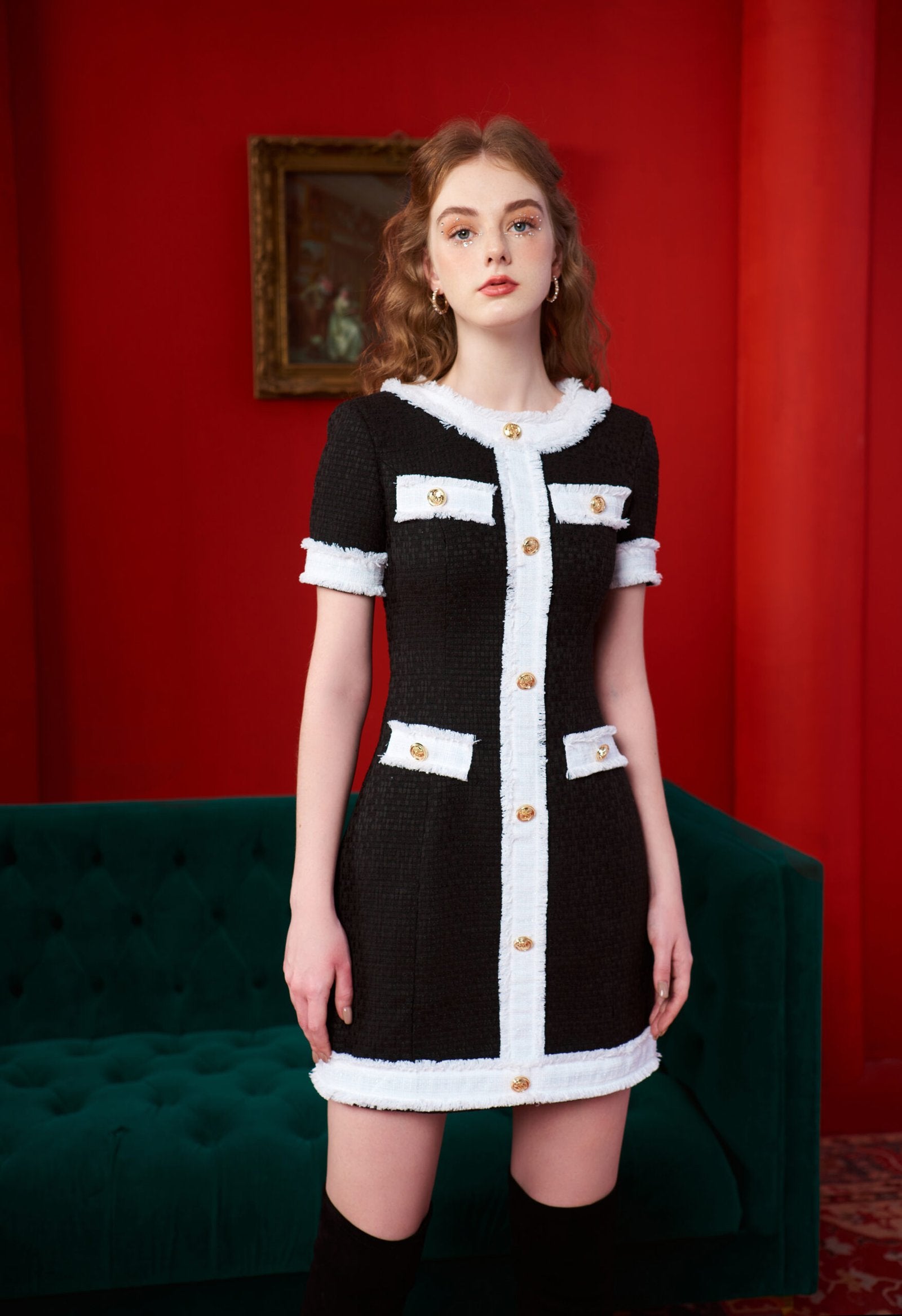 Viviene Tweed Dress