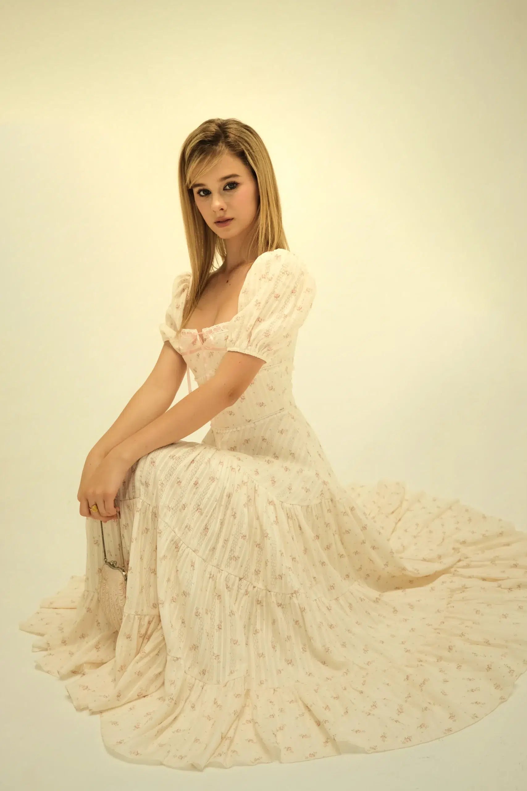 LUCILLE DRESS PINK ROSE