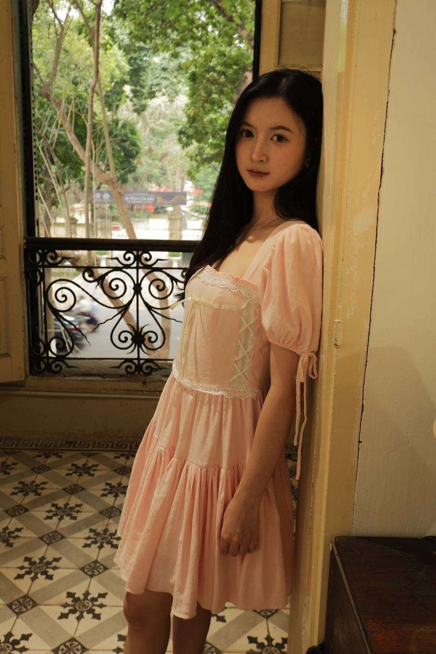 GEORGINA DRESS IN PINK