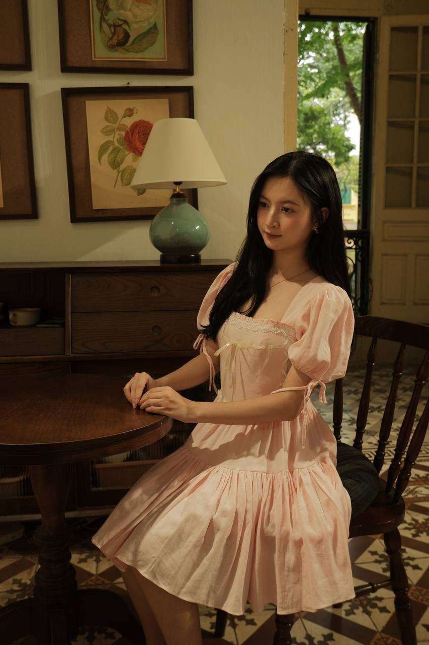 GEORGINA DRESS IN PINK