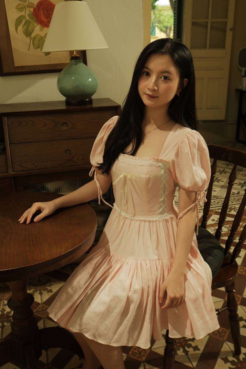 GEORGINA DRESS IN PINK