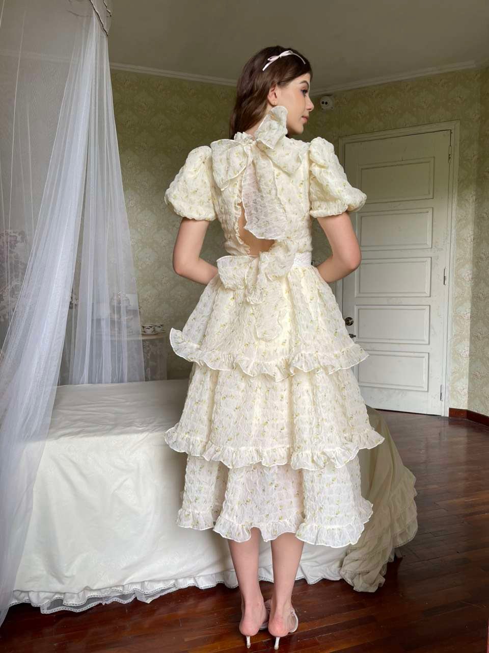 CHARLISE DRESS PALE YELLOW