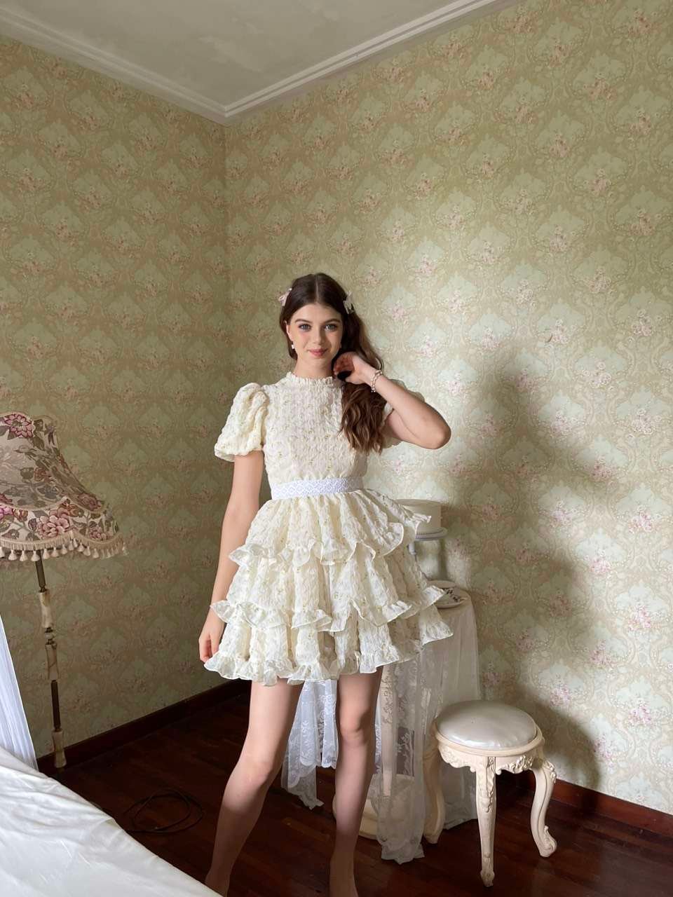 CHARLISE DRESS PALE YELLOW