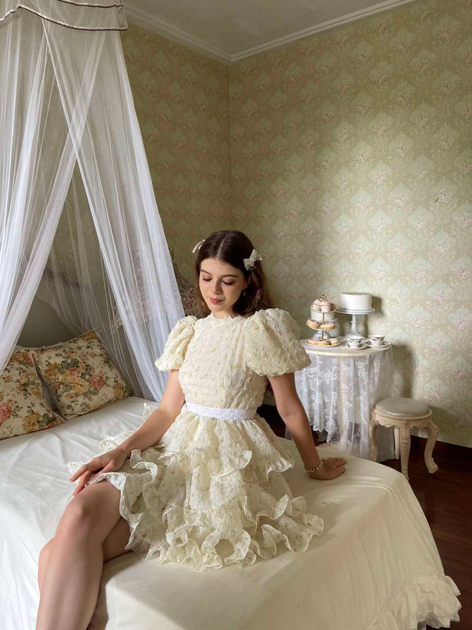 CHARLISE DRESS PALE YELLOW