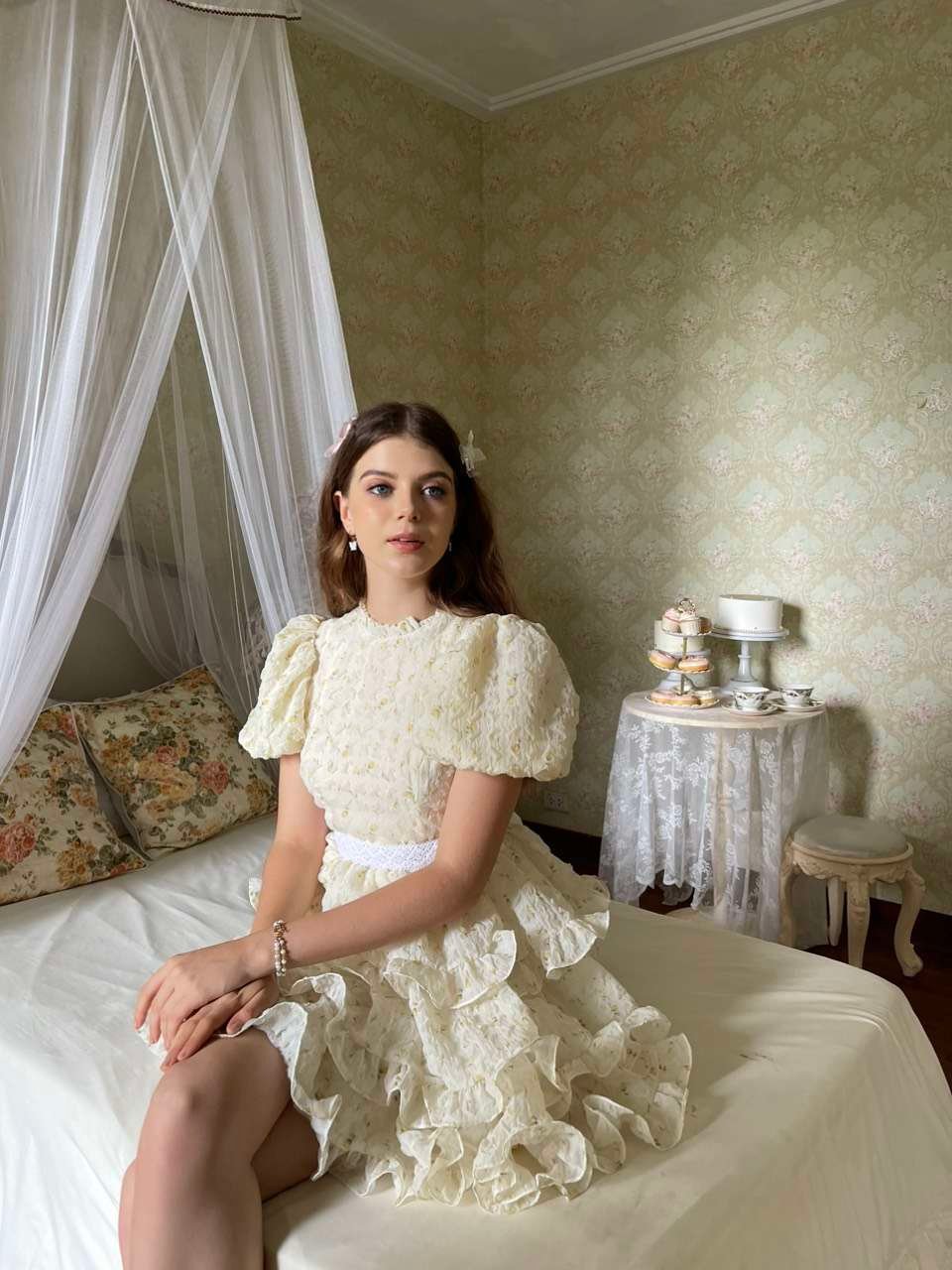 CHARLISE DRESS PALE YELLOW