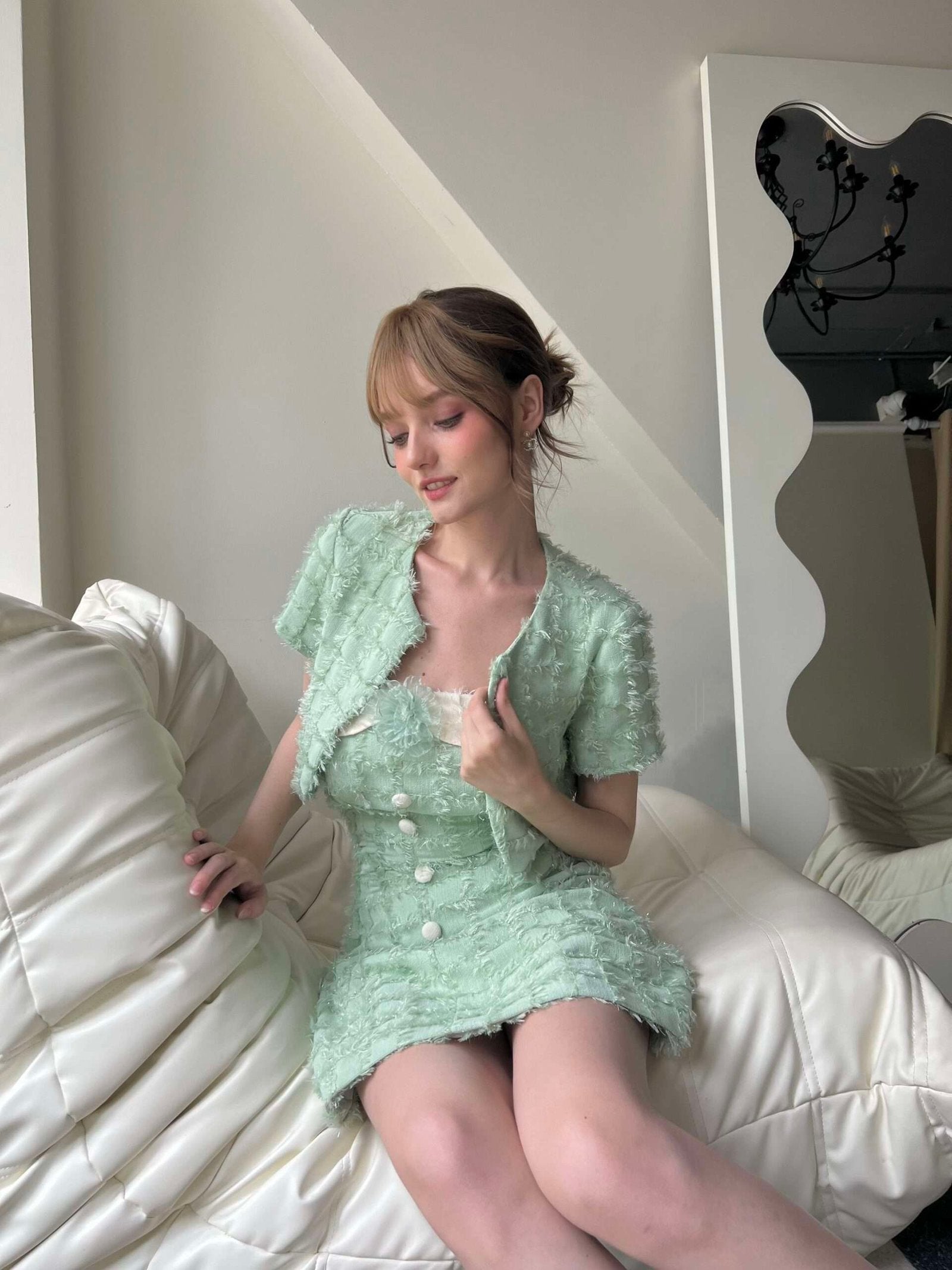 CAMELLIA SET LIGHT GREEN