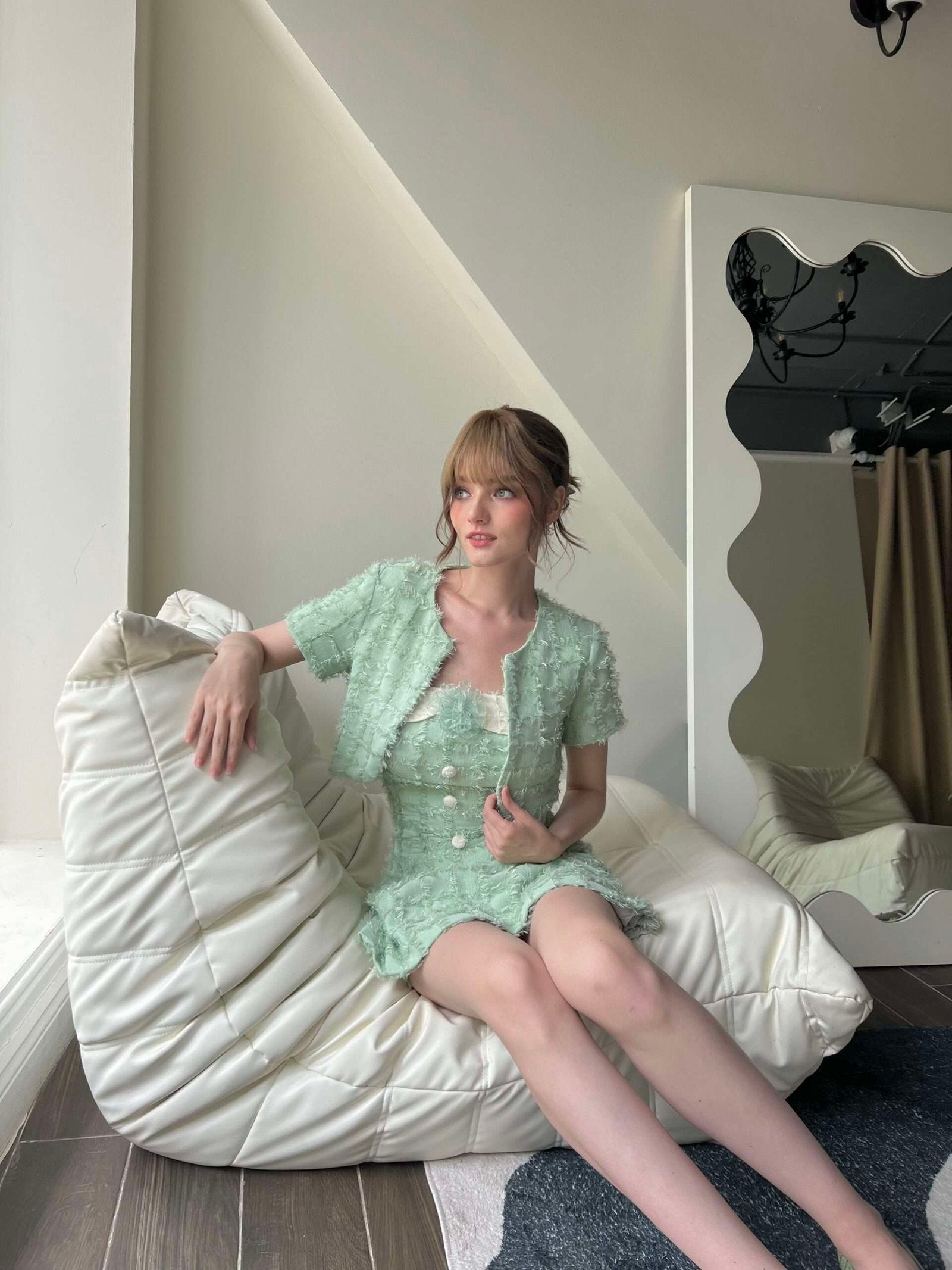 CAMELLIA SET LIGHT GREEN