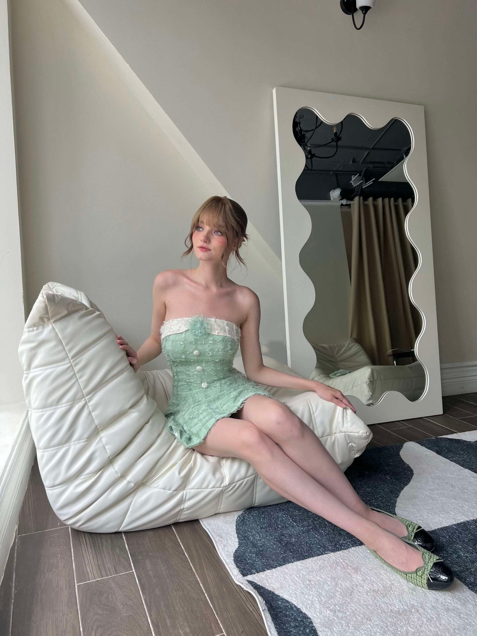 CAMELLIA SET LIGHT GREEN