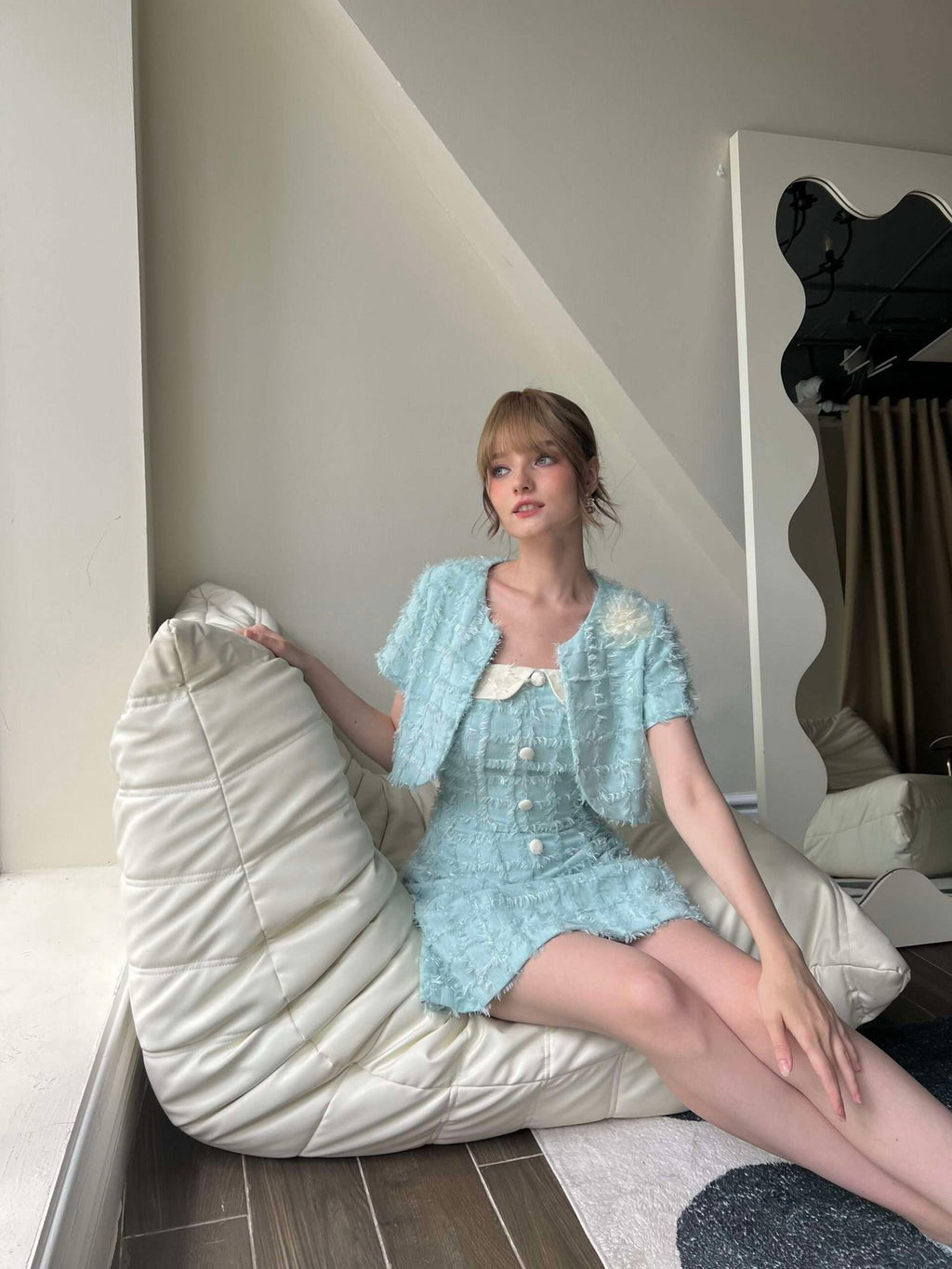 CAMELLIA SET BABY BLUE