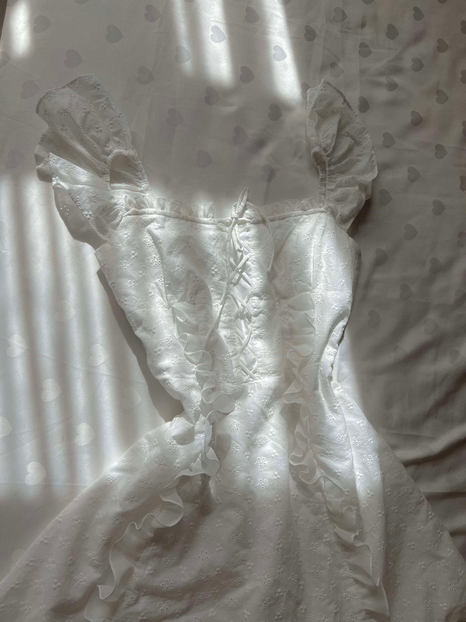 DANIELLE DRESS IN PURE WHITE