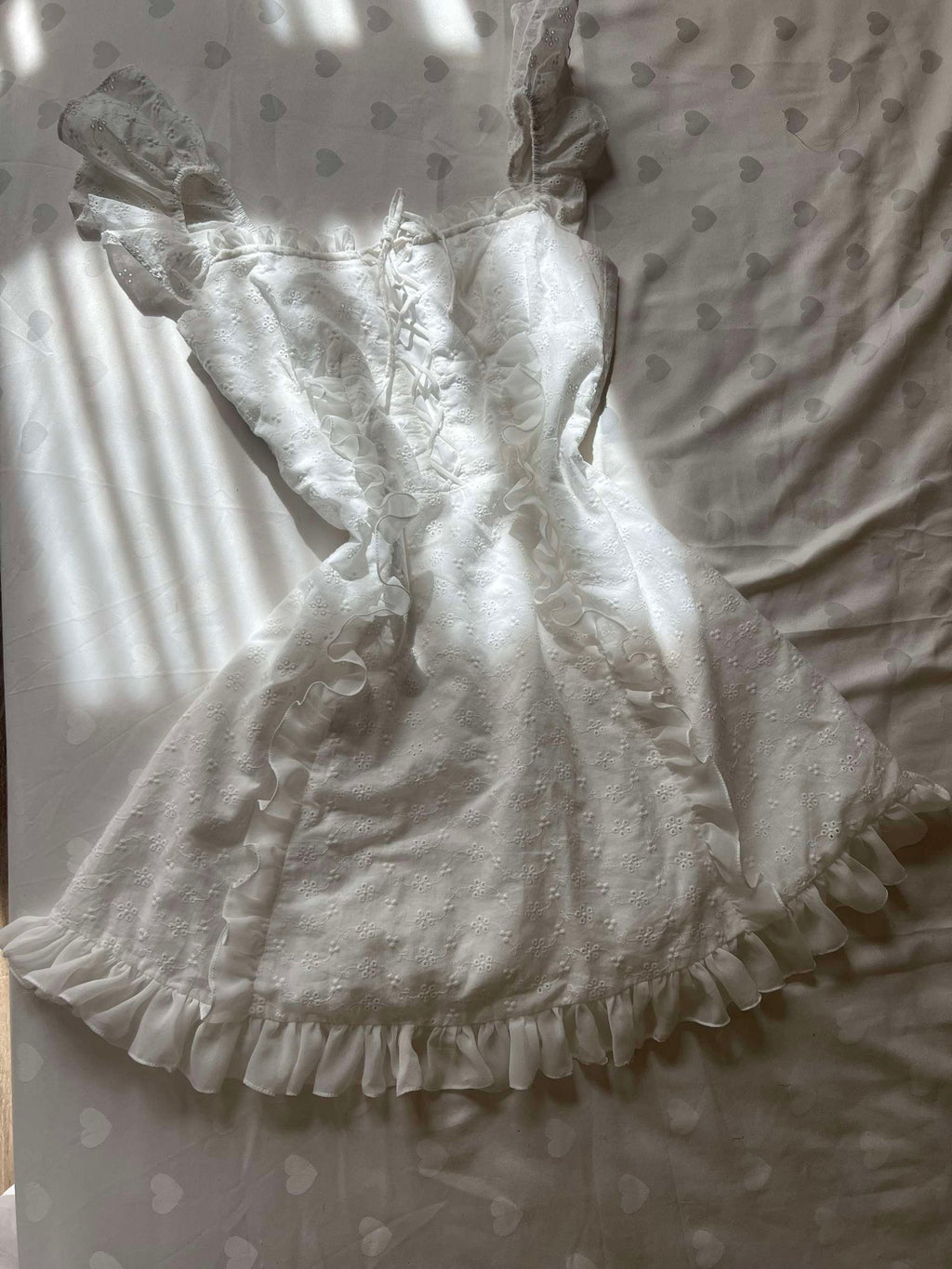 DANIELLE DRESS IN PURE WHITE