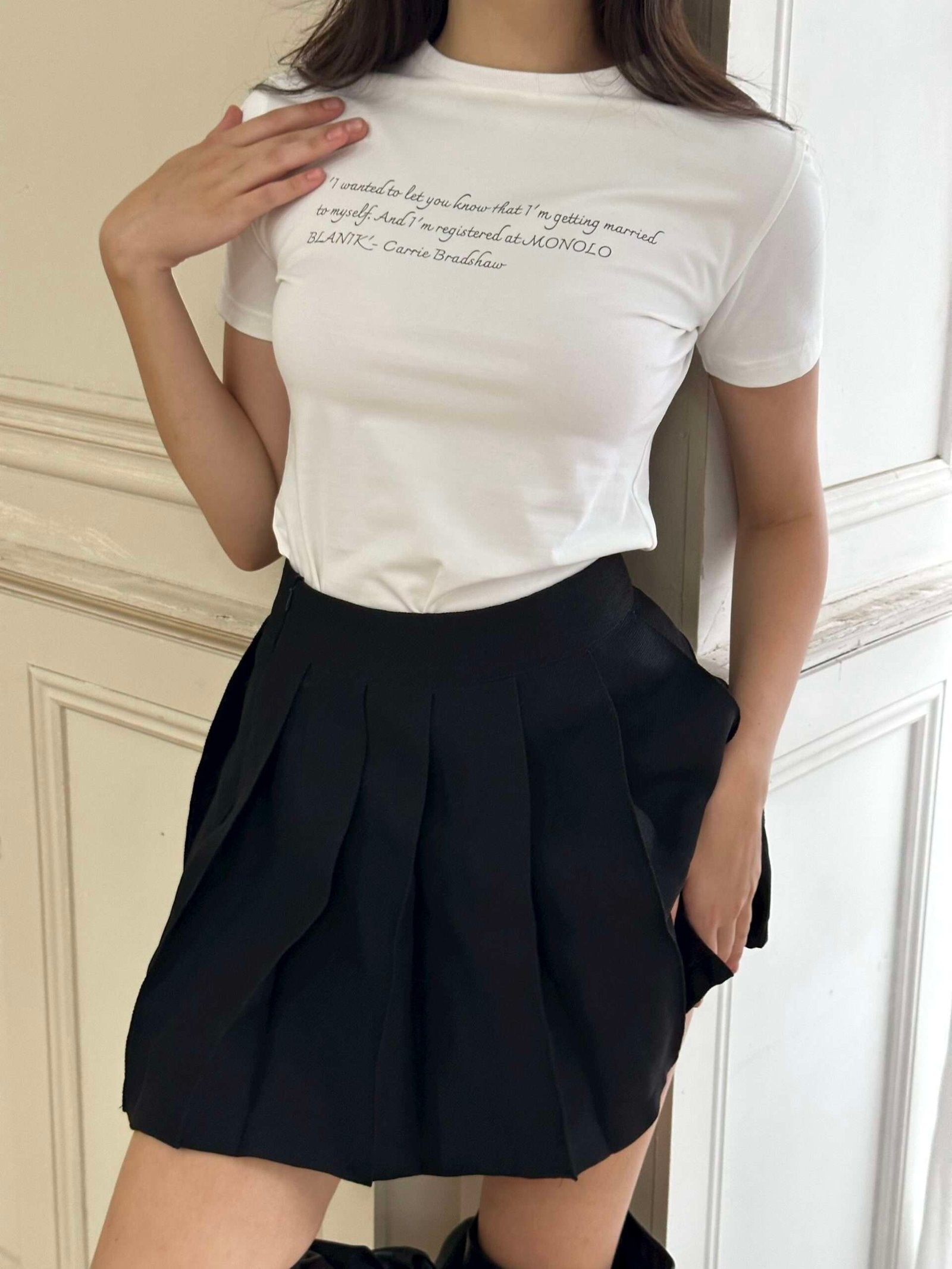 JESSICA SKIRT IN FULL BLACK