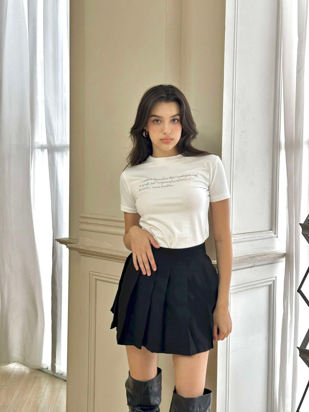 JESSICA SKIRT IN FULL BLACK