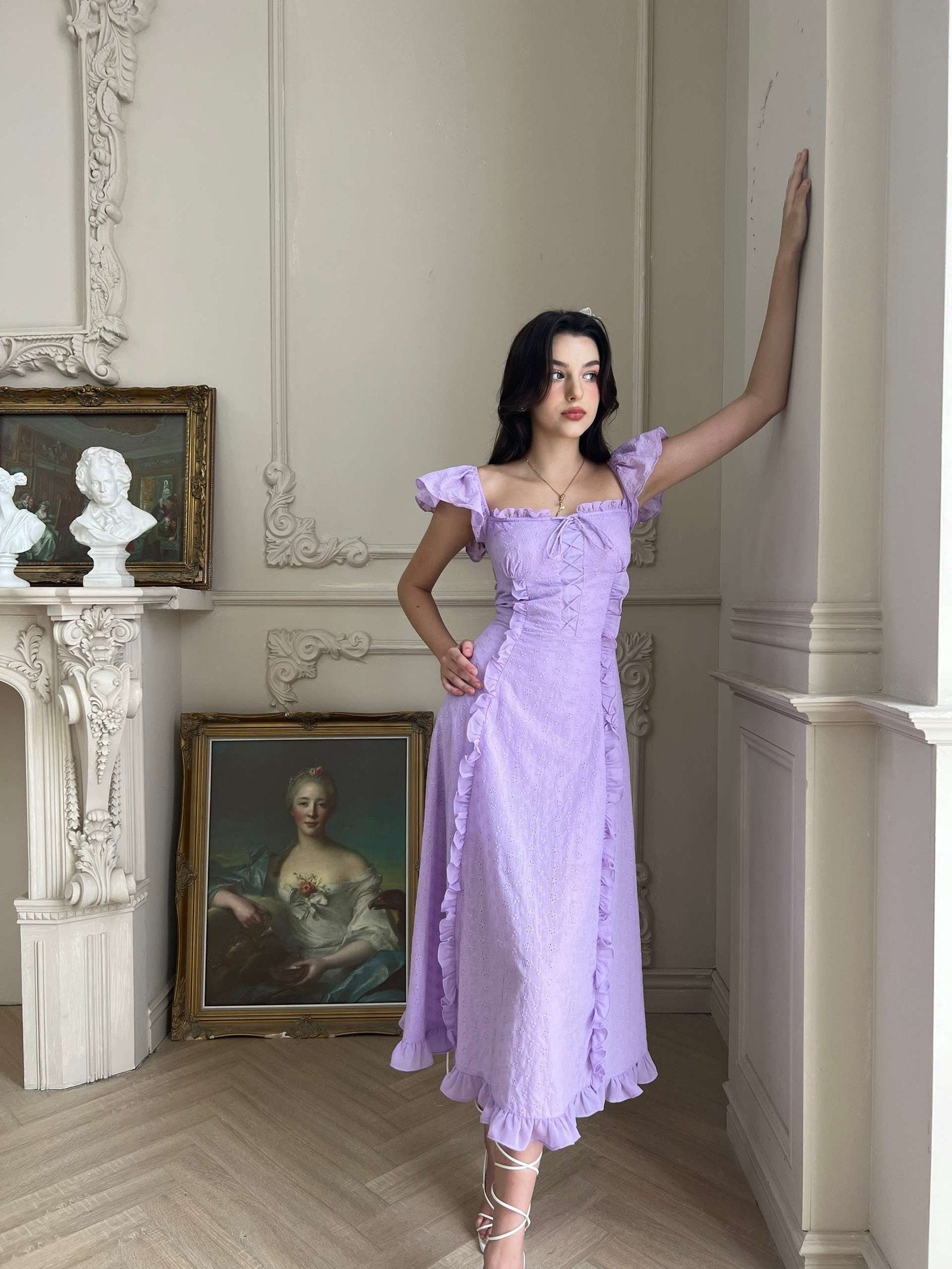DANIELLE DRESS IN PURPLE