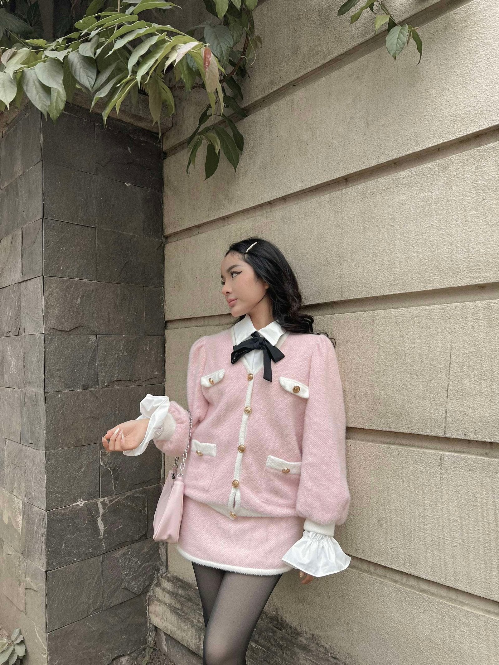 CAROLINE JACKET SET IN PINK