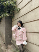 Pink with White Trim