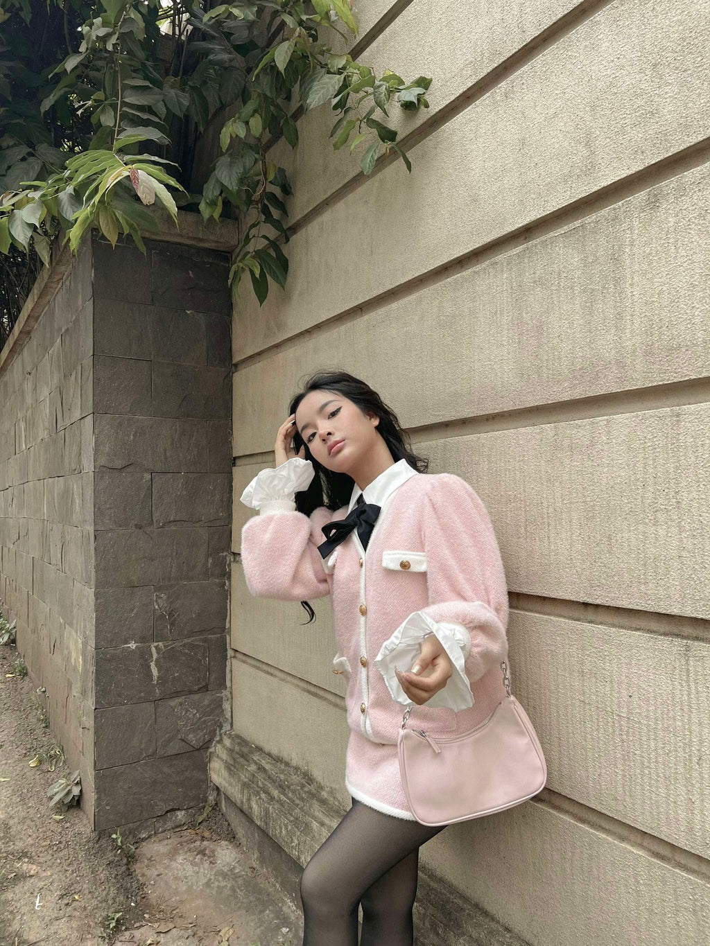 CAROLINE JACKET SET IN PINK