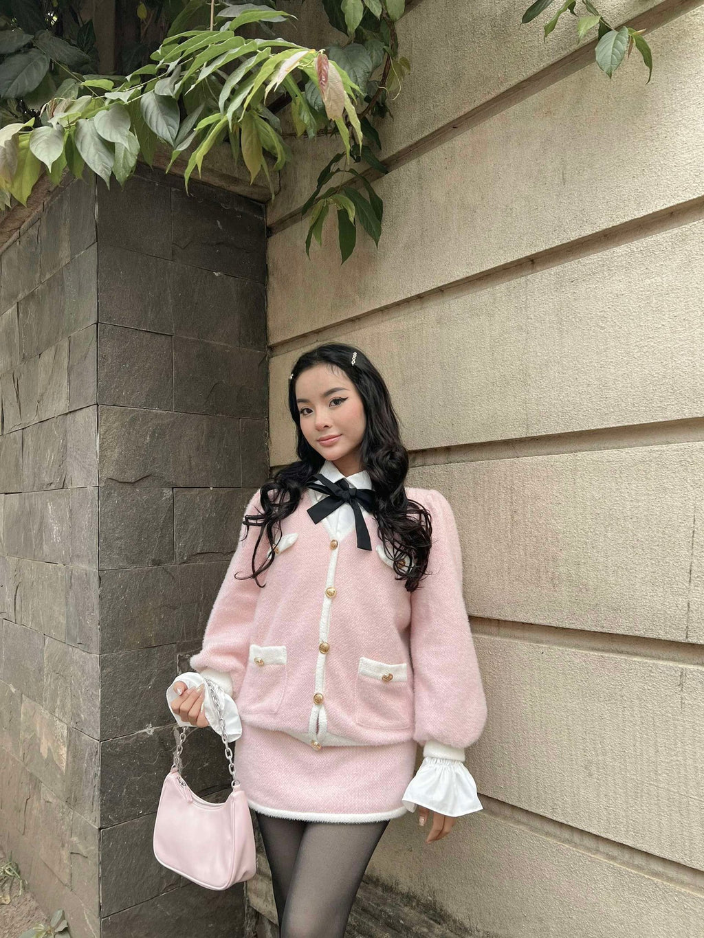 CAROLINE JACKET SET IN PINK