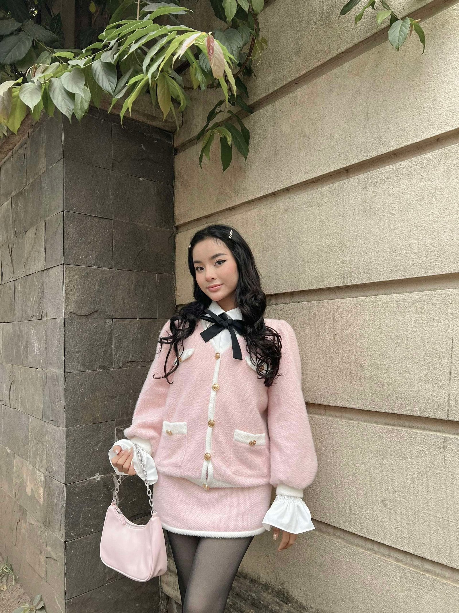 CAROLINE JACKET SET IN PINK